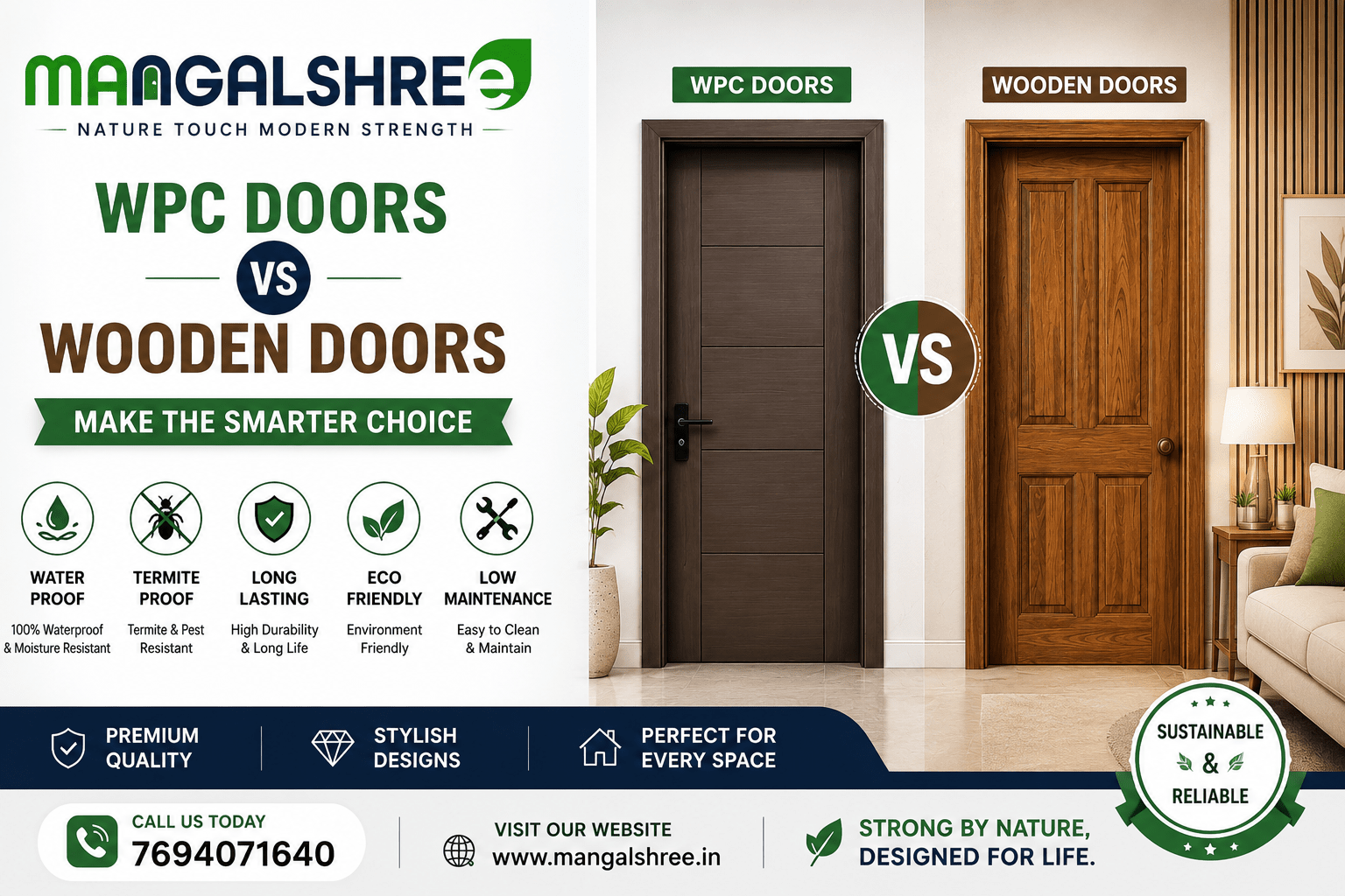 WPC DOOR VS WOODEN DOOR